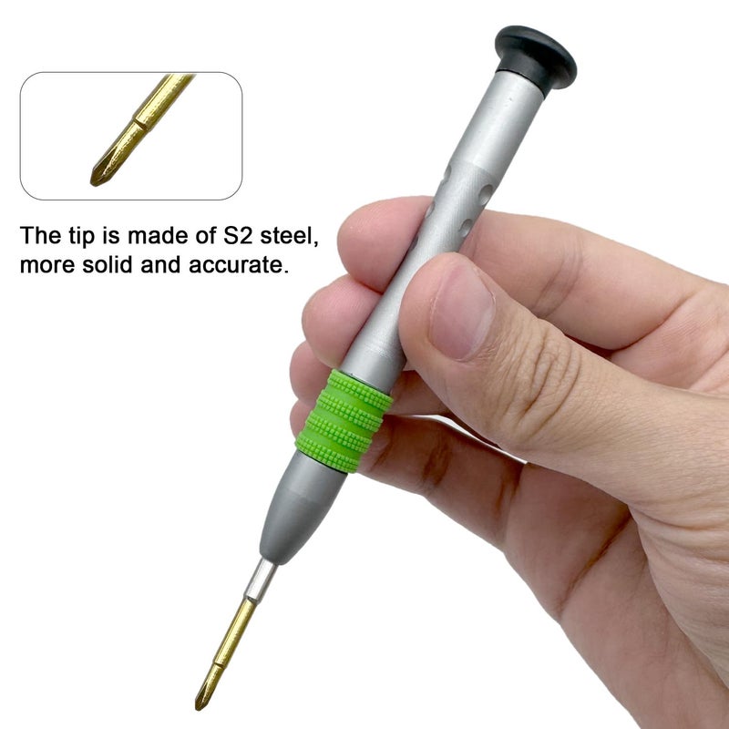 Kannony Wind Phillips Screwdriver PH 00 2.0mm for Nintendo Switch DSI XL/DSI LL/3DS XL/3DS LL, Small Phillips Screwdriver #00 for DJI Propeller Replacement, Magnetic Head, Rotary Cap - Image 5